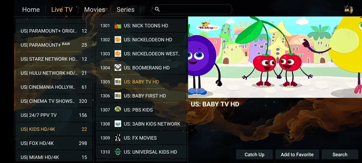 Layerseven TV IPTV app preview 5